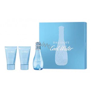 Davidoff Cool Water Woman set (edt 50ml+body lotion 50ml+shower)