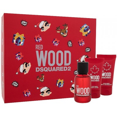 Dsquared2 Red Wood set(50ml+50 g/d+50 b/l)