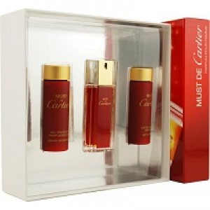 Must De Cartier set(100ml+30g soap+30ml oil+2*28 tablett)