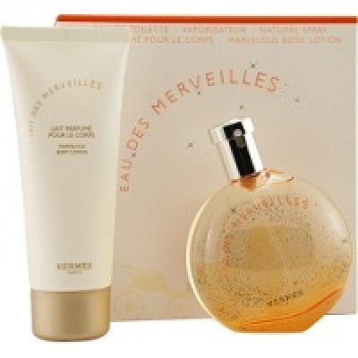 Hermes Eua Des Merveilles set(50ml+50body cream)