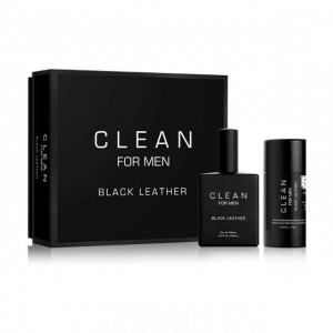 Clean For Men Black Leather