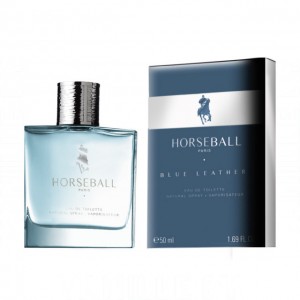 Horseball Blue Leather