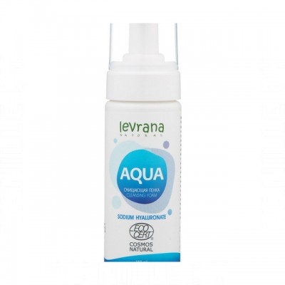 Levrana Пенка для умывания с гиалуроновой кислотой AQUA, 150 мл