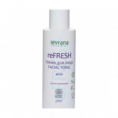 Levrana Тоник для лица ReFresh ECOCERT, 150 мл