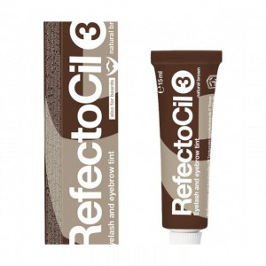 Refectocil Краска для бровей и ресниц Естественный Коричневый тон 3 Eyelash and eyebrow color 3 Natural Brown, 15 мл