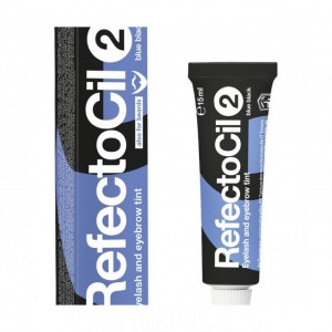 Refectocil Краска для бровей и ресниц Темно-синий тон 2 серии Eyelash and eyebrow color 2 Blue Black, 15 мл