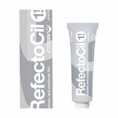 Refectocil Краска для бровей и ресниц Графит тон 1.1 серии Eyelash and eyebrow color 1.1 Graphite, 15 мл