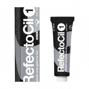 Refectocil Краска для бровей и ресниц Темно-черный тон 1 серии Eyelash and eyebrow color 1 Dark Black, 15 мл