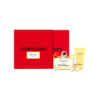 Salvatore Ferragamo Signorina Libera набор(парфюмерная вода 100мл+ парфюмерная вода 5мл+ лосьон для тела 50мл)