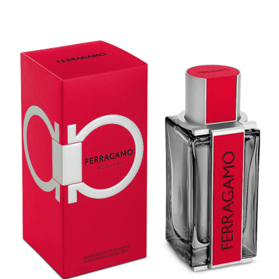 Salvatore Ferragamo FERRAGAMO RED LEATHER Men