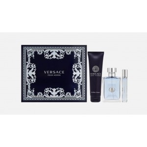 Versace Pour Homme набор мужской 100 мл +10 мл + шампунь, гель для тела 150 мл