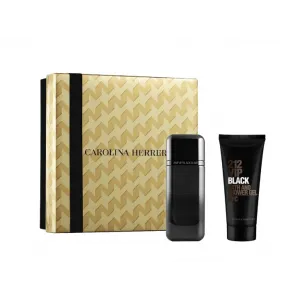 Carolina Herrera 212 VIP Black набор (парфюмерная вода 100 мл+ гель для душа 100 мл)