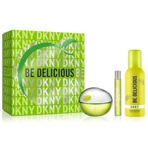 Donna Karan Be Delicious набор( парфюмерная вода 100 мл+ парфюмерная вода 15 мл+ refreshing shower mousse 150 мл)