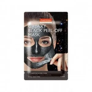 Purederm Маска-пленка для лица Черная GALAXY BLACK PEEL-OFF MASK, 10 г