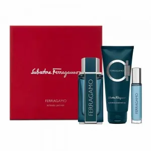 Salvatore Ferragamo Intense Leather set(100ml+10ml+100 g/d)