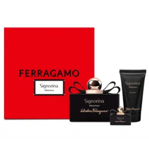 Salvatore Ferragamo Signorina Misteriosa набор(парфюмерная вода 100мл+ парфюмерная вода 5мл+ лосьон для тела 50мл)